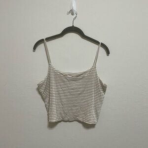 NWTs Nordstrom BP Stripe Crop Top Size Large